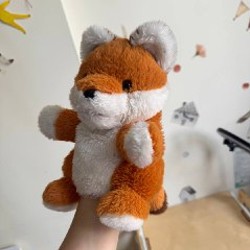Игрушка-рукавичка лисенок - фото 9
