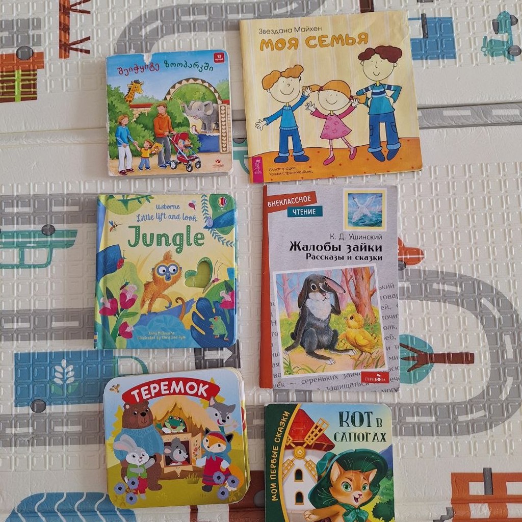 Книжки о зоопарке и обезьянке
