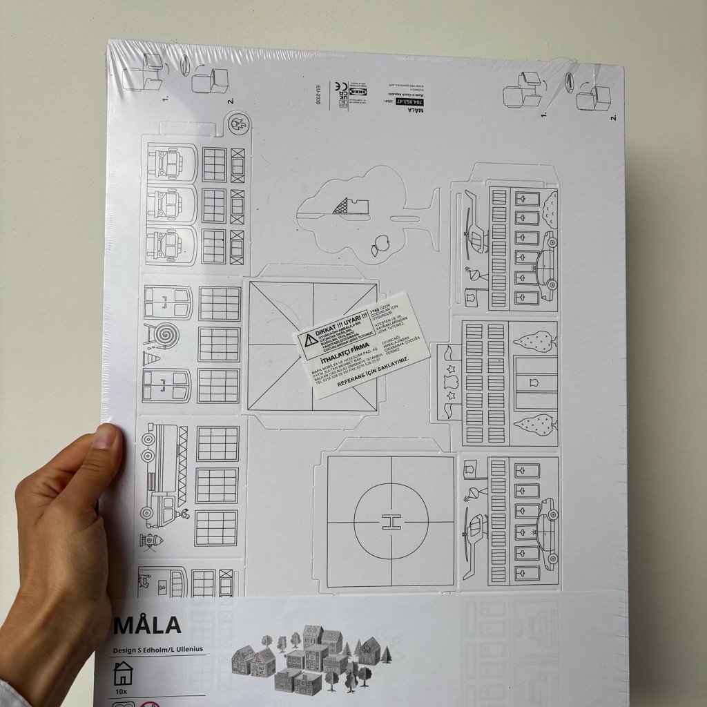 Бумажные домики ikea