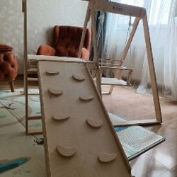 Игровой комплекс треугольник пиклера с качелями - фото 2