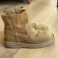 Замшевые сапоги Zara - фото 3