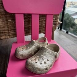 Crocs золотые - фото 1
