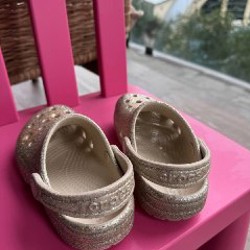 Crocs золотые - фото 2