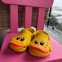 Crocs золотые - фото 3
