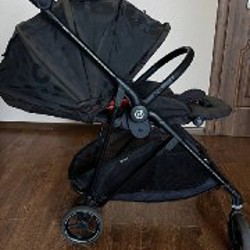 Детская коляска Cybex Melio 2 в 1 Street Real Black - фото 9