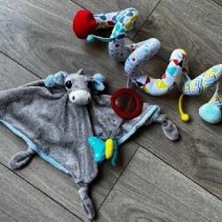 Игрушки для малышей (крутилки, кубики и каталка) - фото 8