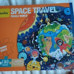 Круглый пазл Space travel - фото 2