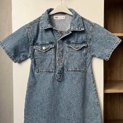 Джинсовый сарафан Zara - фото 7