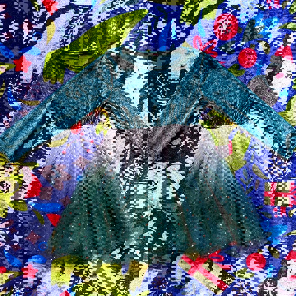 Платье изумрудного цвета