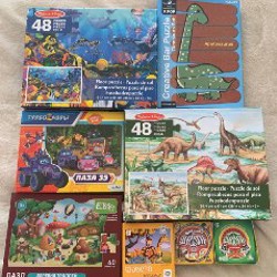 Пазлы динозавры/палочки - фото 3