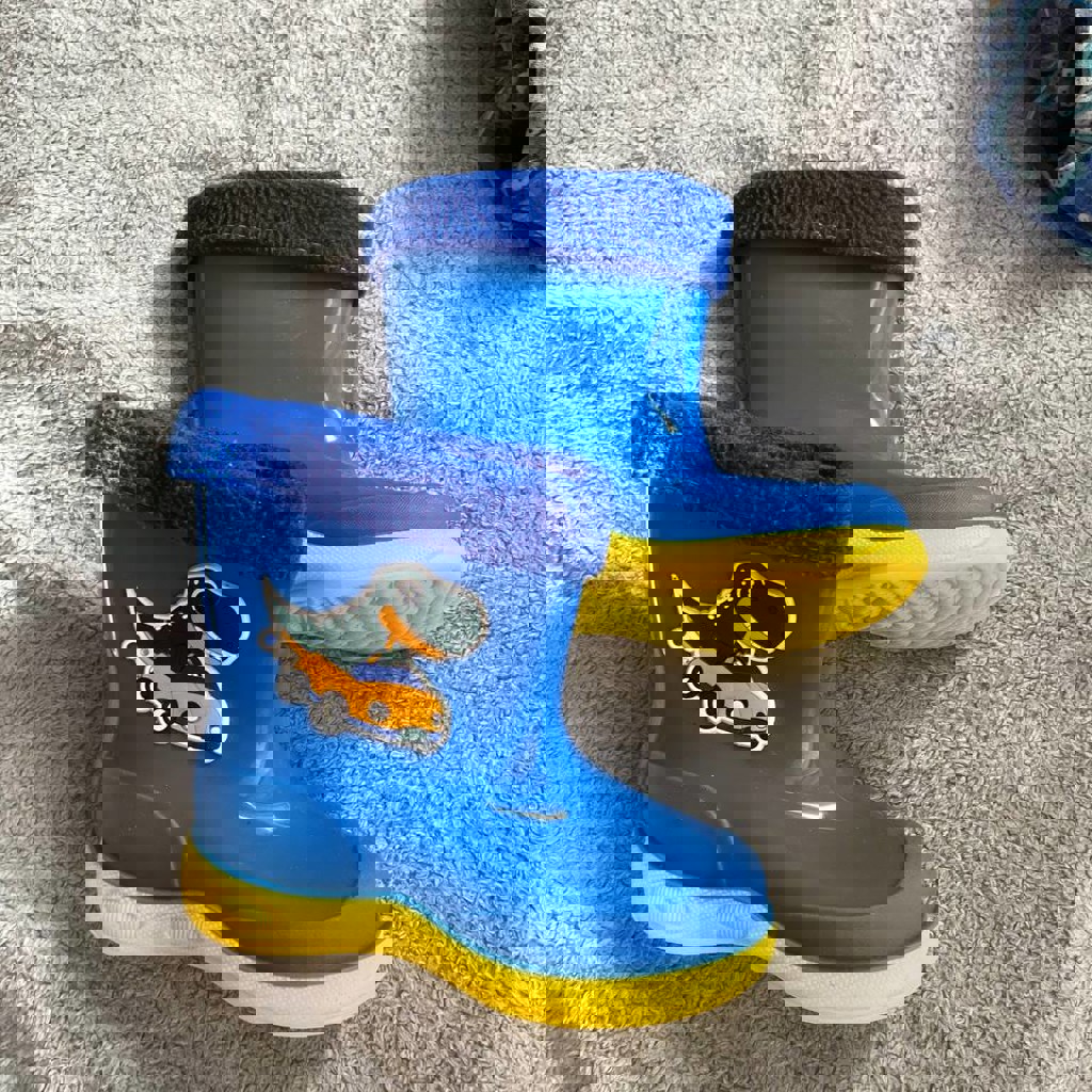 Детские резиновые сапожки