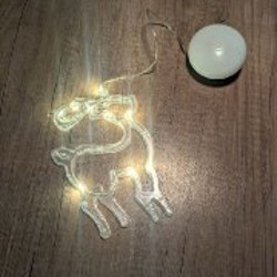 Светодиодный новогодний олень - фото 2