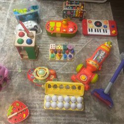 Машина детская синяя - фото 1