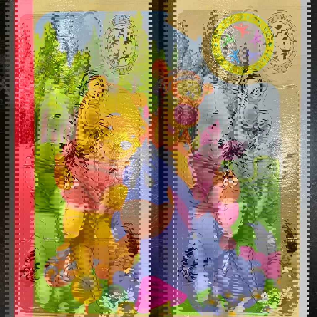 Деревянная книга-пазлы «Винни Пух и его друзья»