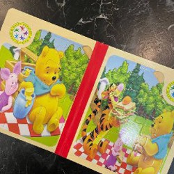 Деревянная книга-пазлы «Винни Пух и его друзья» - фото 2