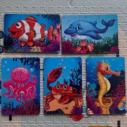 Деревянная книга-пазлы «Винни Пух и его друзья» - фото 3