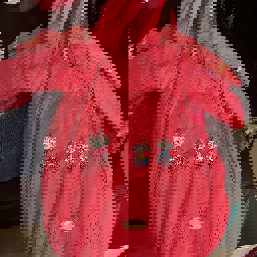 Комбинезон детский розовый на меху