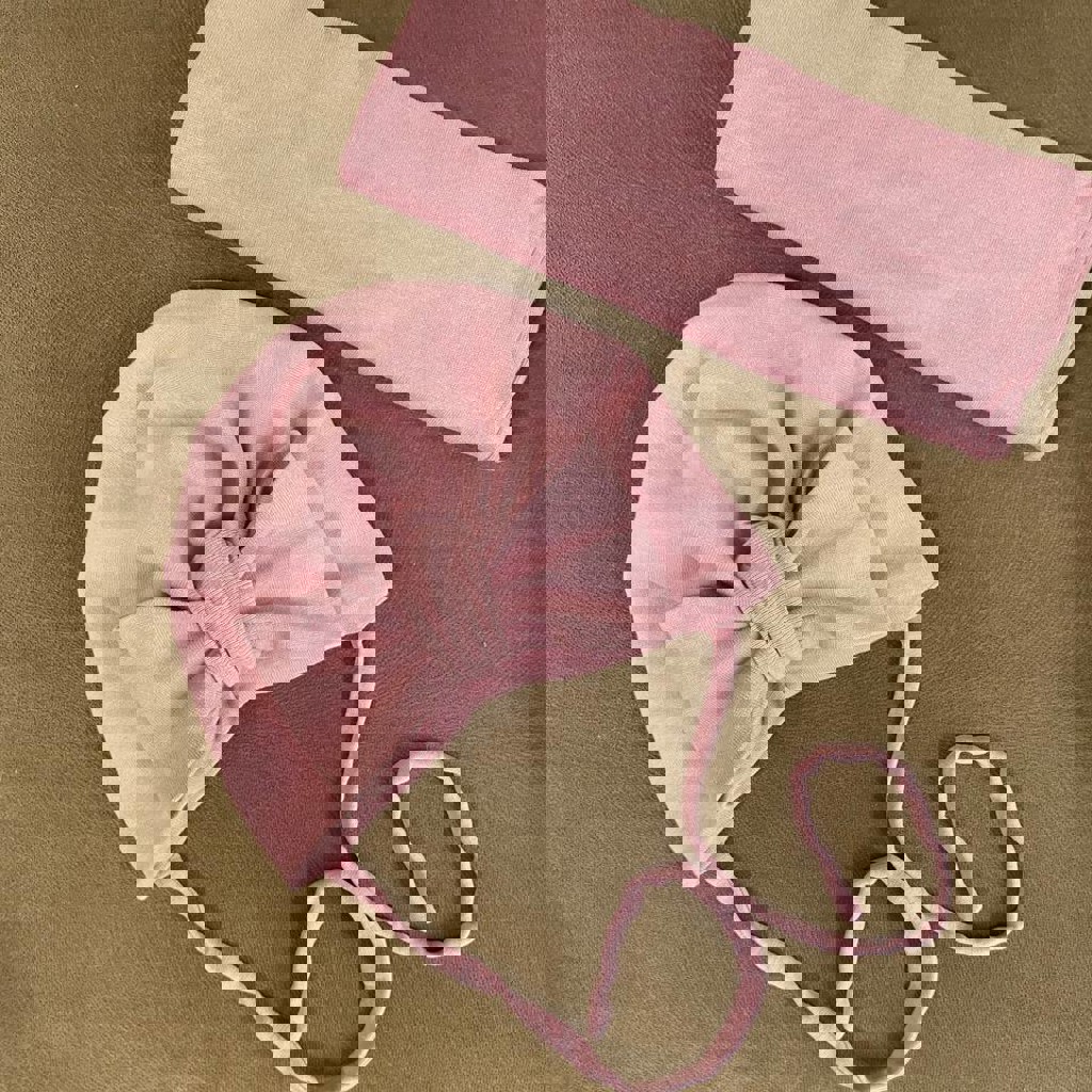 Шапка с бантом + снуд