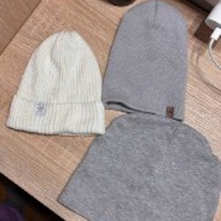 Шапочка серая на осень/весна - фото 3