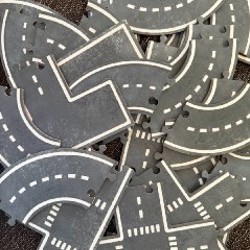 Деревянный гараж и дорога-пазл - фото 5