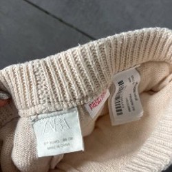 Детские вязаные штаны - фото 2