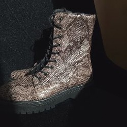 Кожаные сапоги GEOX - фото 2