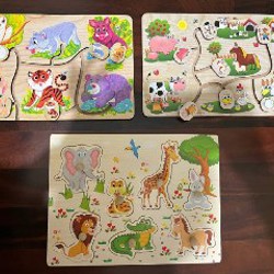 Деревянные развивающие игры для малышей - фото 1