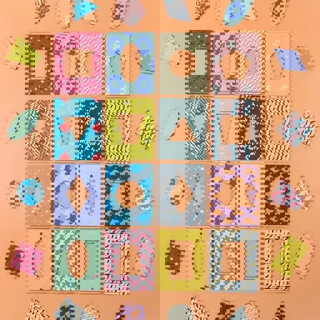 Досочки Сегена с узорами