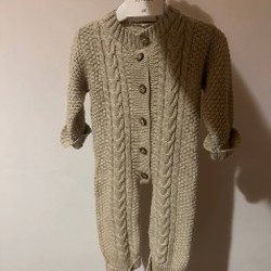 Вязаный комбинезон + шапка - фото 7