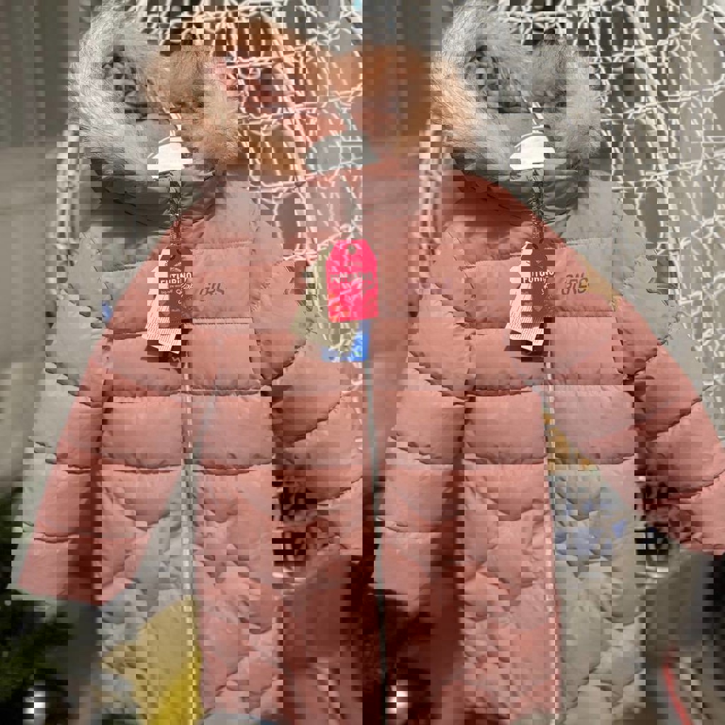 Теплое детское пальто