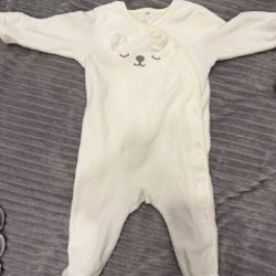 Теплая велюровая кофточка и комбинезончик - фото 3