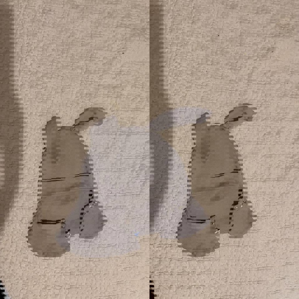 Шапка-шлем весенняя зайчик