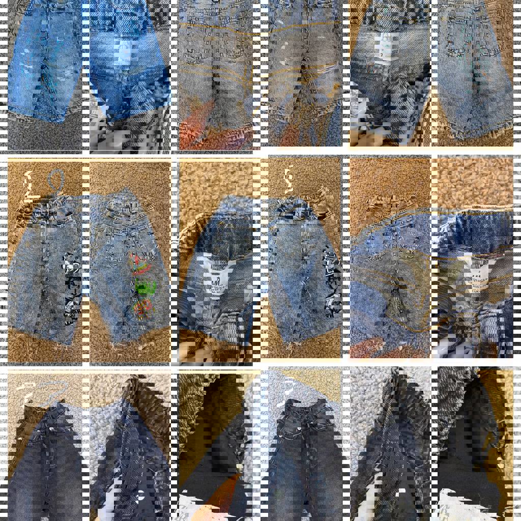 Шорты джинсовые h&m