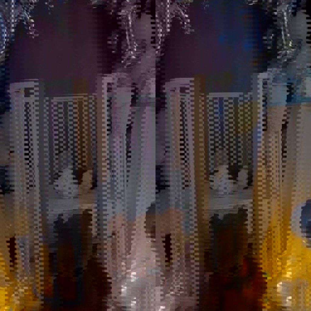 Кроватка приставная с маятником