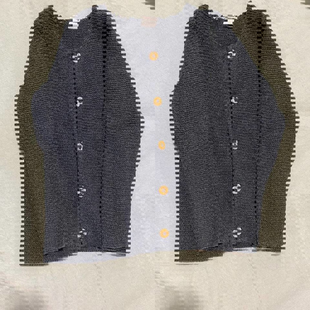 Черный кардиган