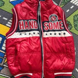 Жилеточка красная - фото 3