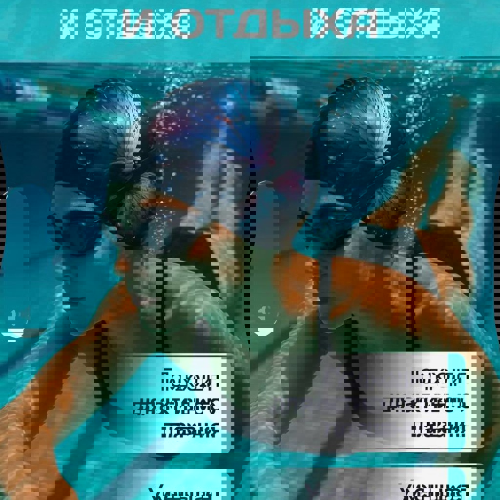 Шапочка для бассейна