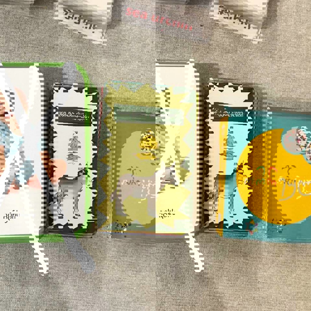 Карточки мамы и малыши/кто что ест