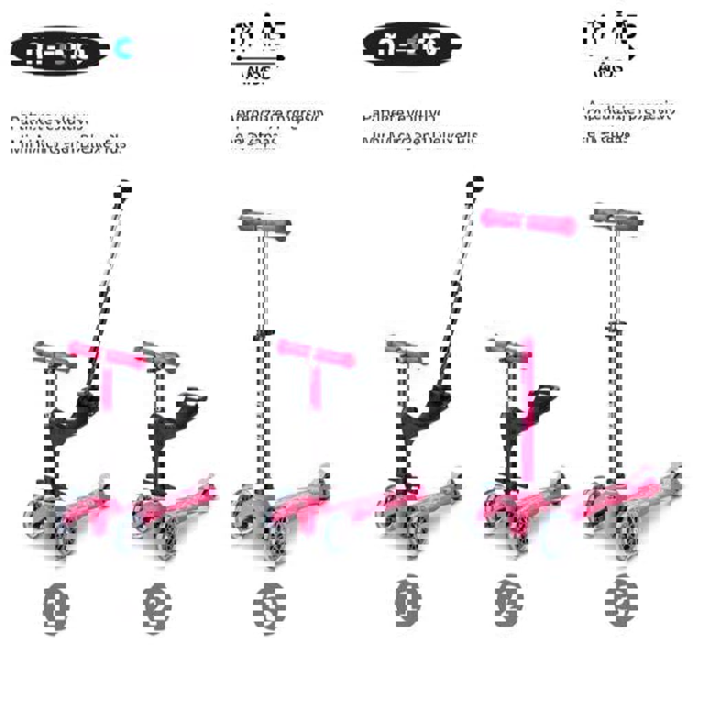 Самокат 3 в 1 Micro Mini Deluxe plus