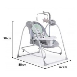 Электрокачели Moni Rhea Electric Mint - фото 3