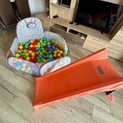 Сухой бассейн с горкой - фото 2