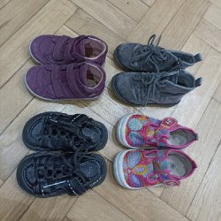 Сандалии черные с защитой пальцев - фото 1