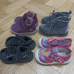 Сандалии черные с защитой пальцев - фото 2