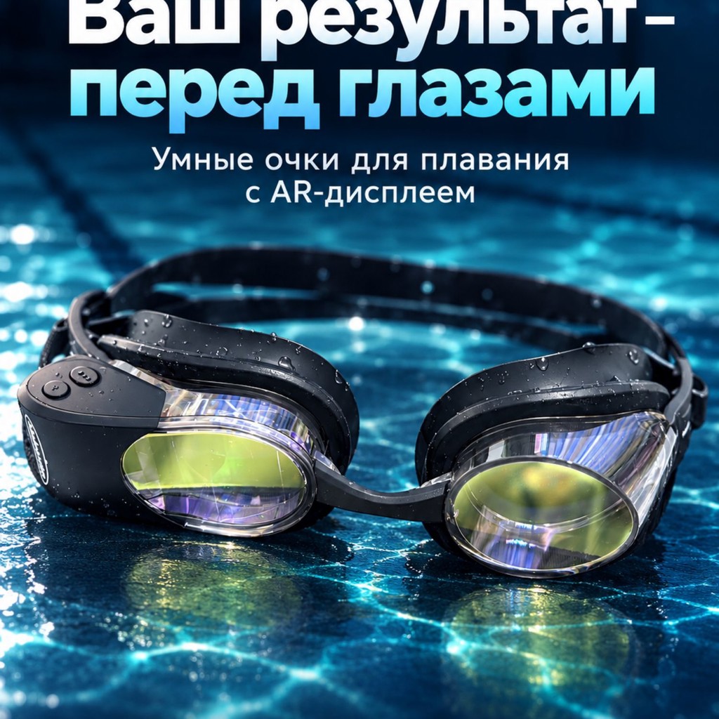 Holoswim 2 Pro — умные очки для плавания с AR-дисплеем