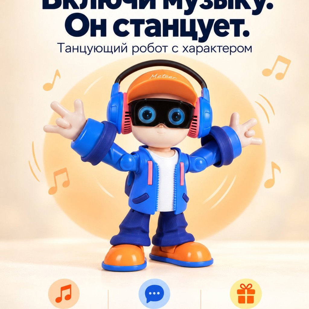 Meteer — танцующий робот с голосовым управлением