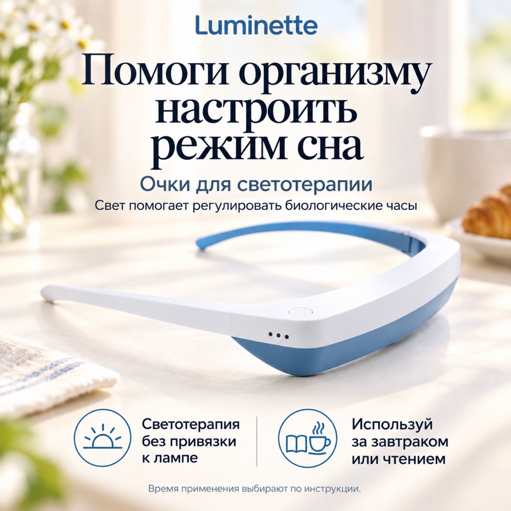 Luminette Glass 3 — световые очки для утренних ритуалов