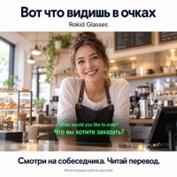 Rokid Glasses чёрные — смарт-очки с экраном и переводом - фото 2